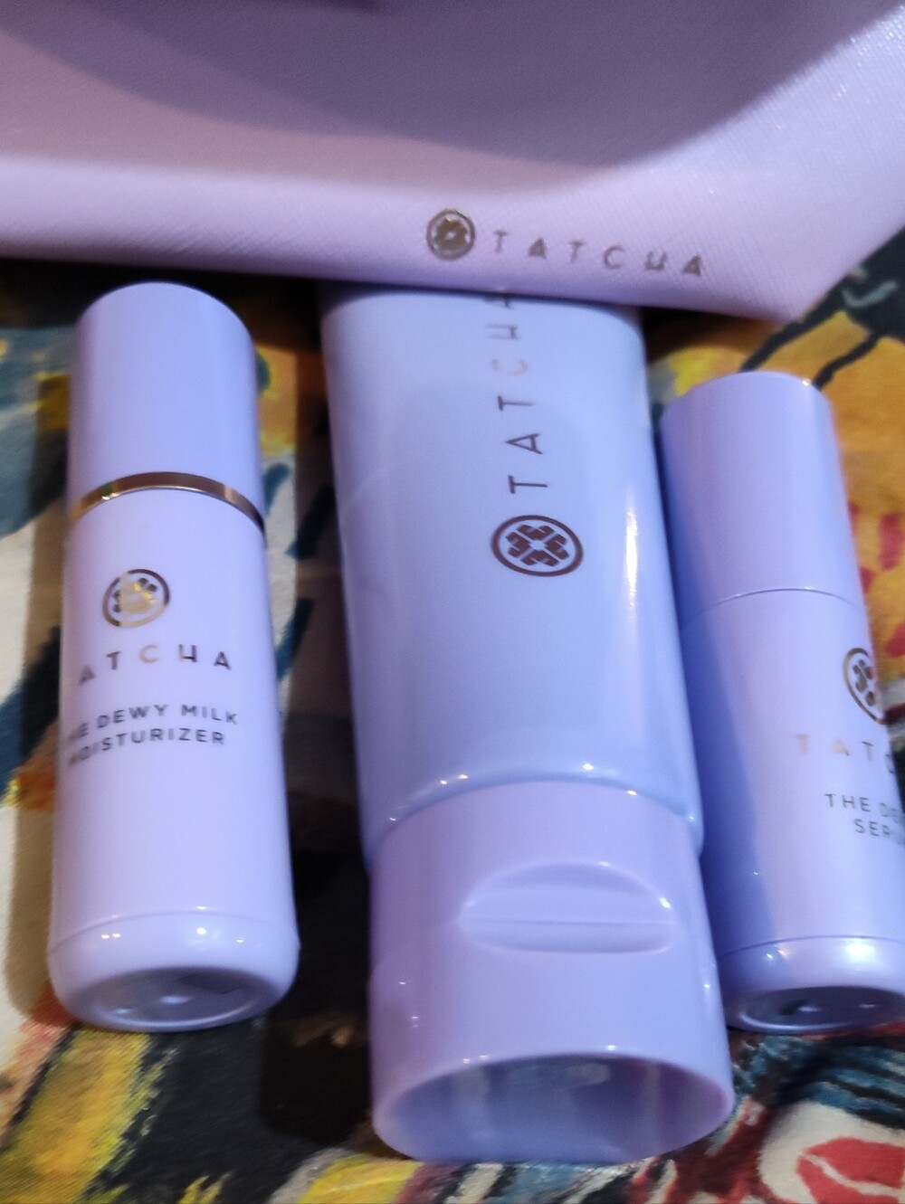 Tatcha Lavender Dewy Milk Moisturizer & Serum Set